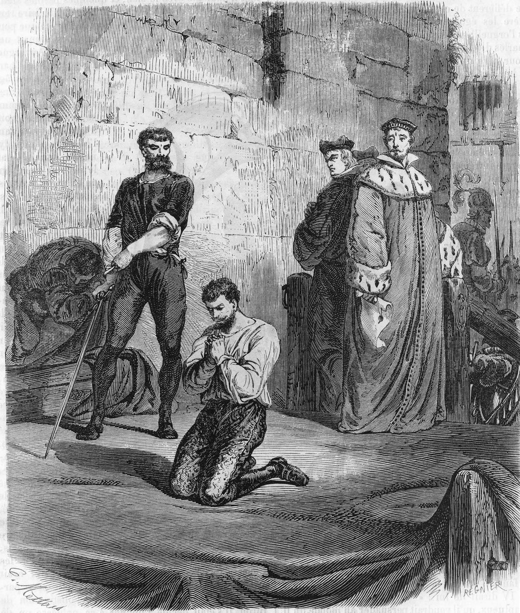 Death of Charles de Gontaut, Baron, then Duke of Biron (1562-1602) by Unknown artist