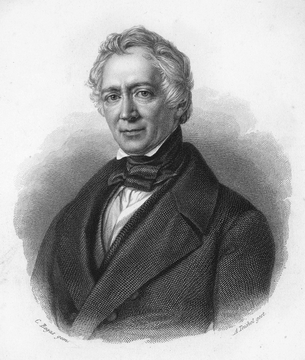 Portrait of Friedrich von Raumer, 19th century German historian by Unknown artist