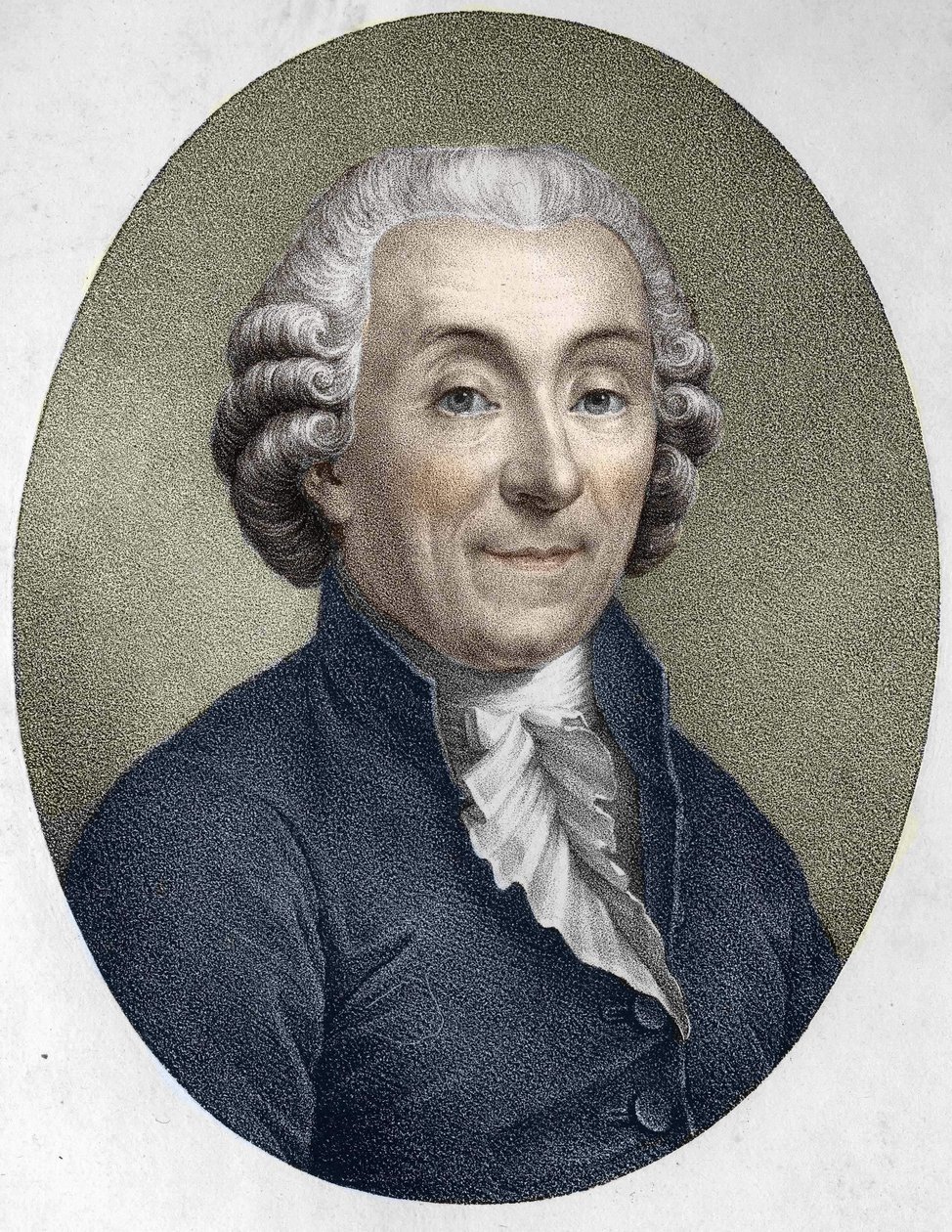 Portrait of Gabriel Bonnot de Mably. French moralist, historian and economist (1709-1785) by Unknown artist