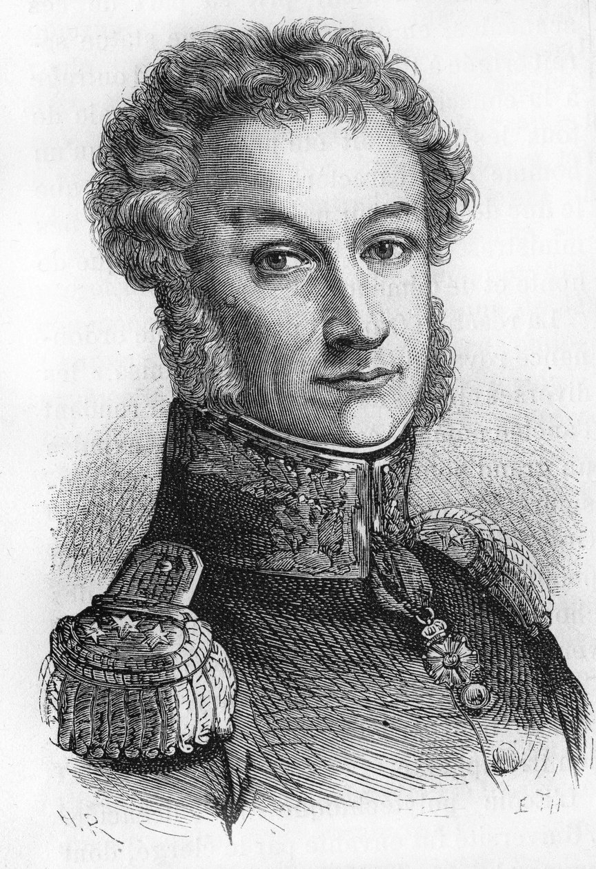 Portrait of General Cambronne, Viccount Cambronne, French General (1770-1842) by Unknown artist