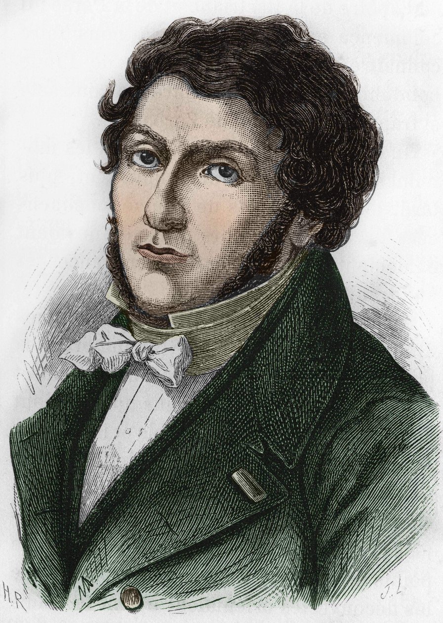 Portrait of Jean François Champollion, called Champollion the Young, French Egyptologist (1790-1832) by Unknown artist
