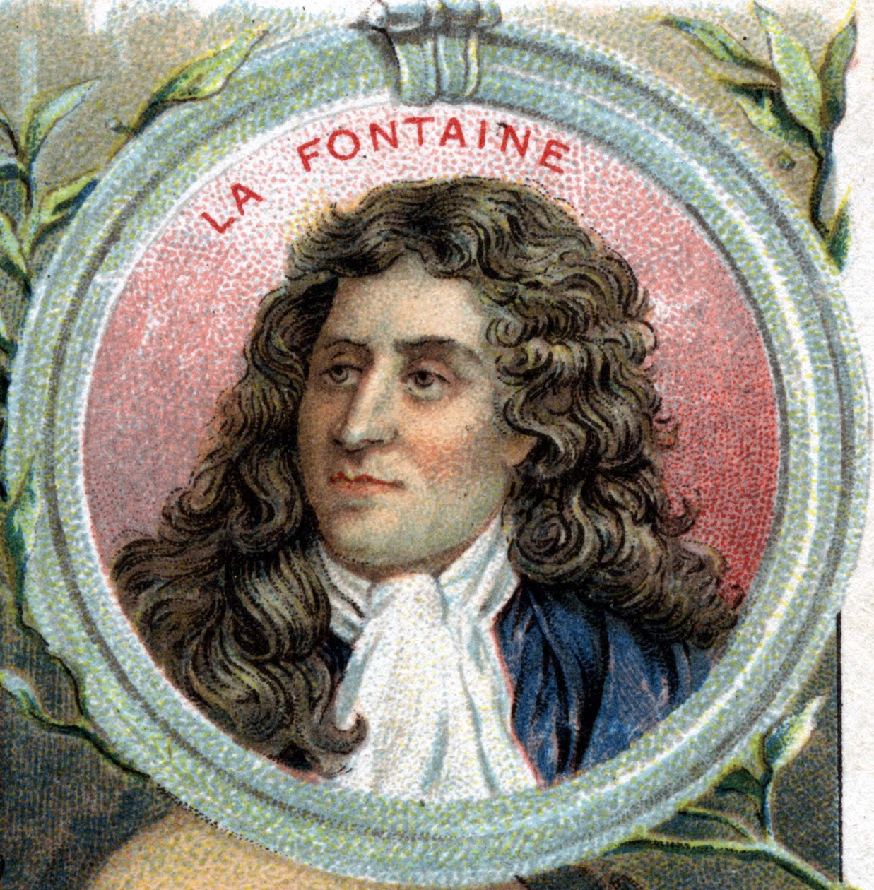 Portrait of Jean de La Fontaine. French writer (1621-1695). by Unknown artist