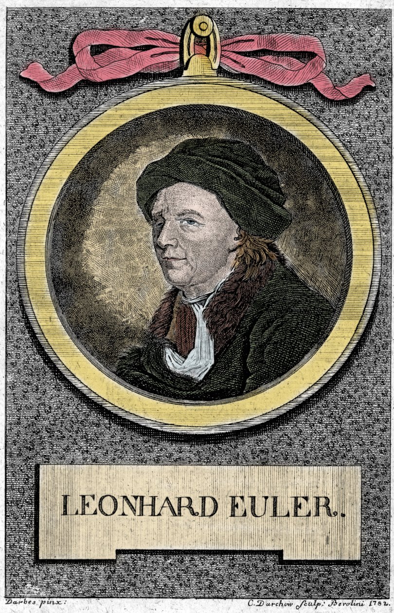Portrait of Leonhard Euler, Swiss Mathematician (1707-1783) by Unknown artist