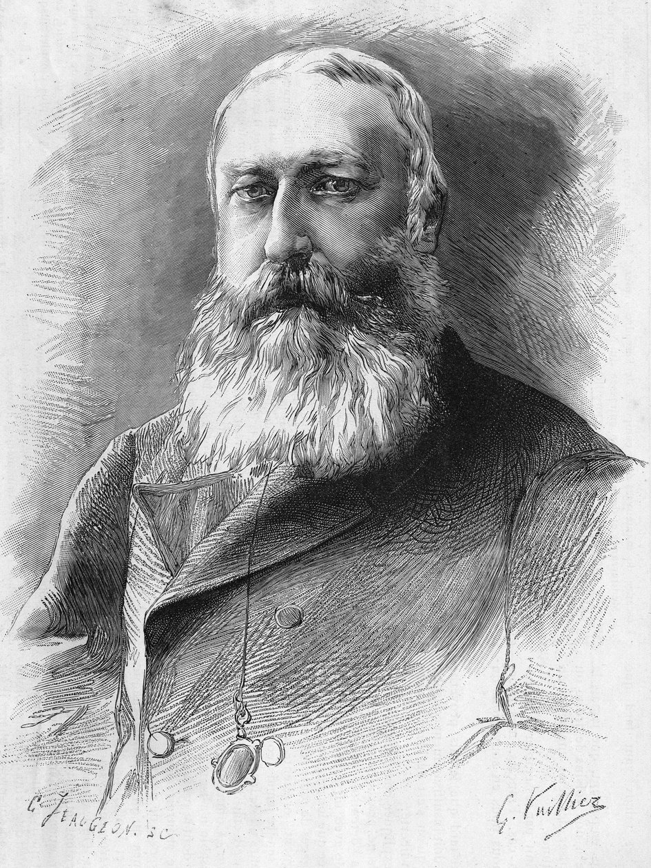 Portrait of Leopold II (1835 to 1909). King of the Belgians (1865-1909) by Unknown artist