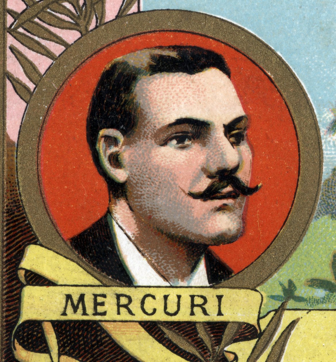 Portrait of Toussaint MERCURI second of the Behagle mission in 1893 by Unknown artist