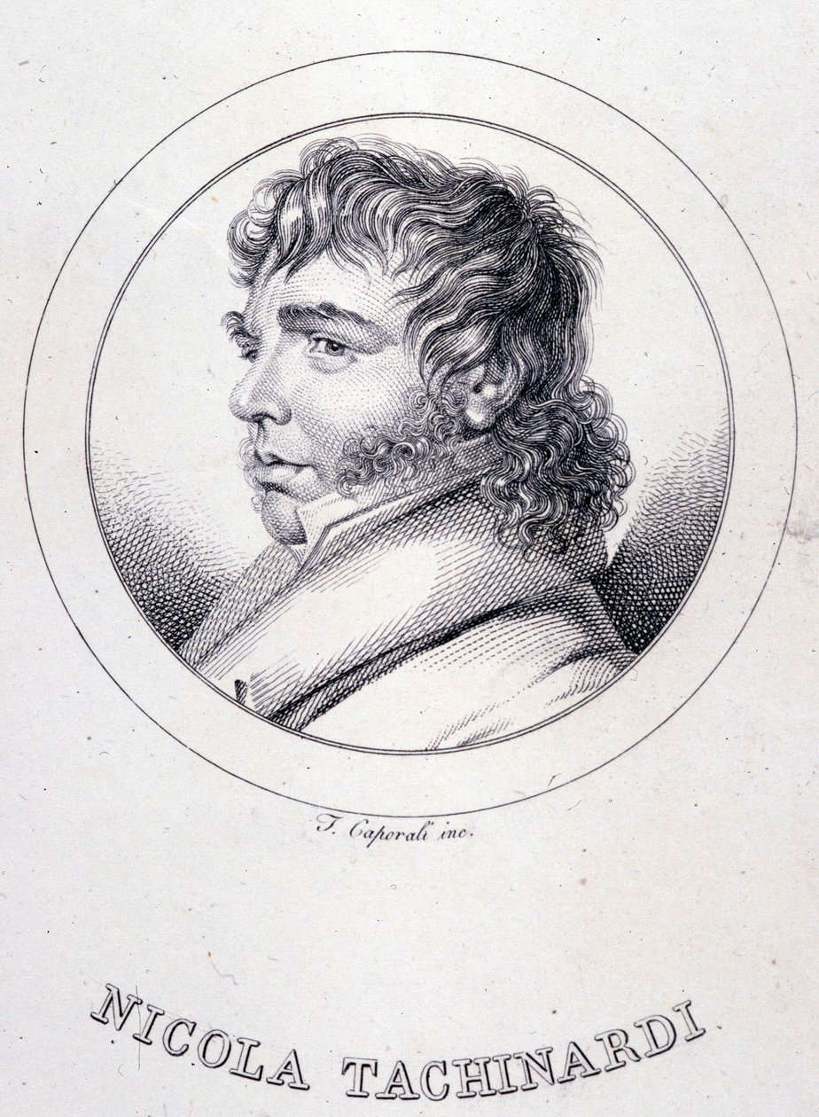 Portrait of the Italian tenor Nicola Tacchinardi by Unknown artist