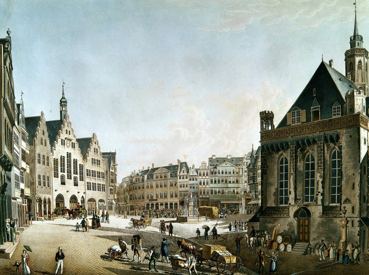The city of Frankfurt am Main at the beginning of the 19th century by Unknown artist