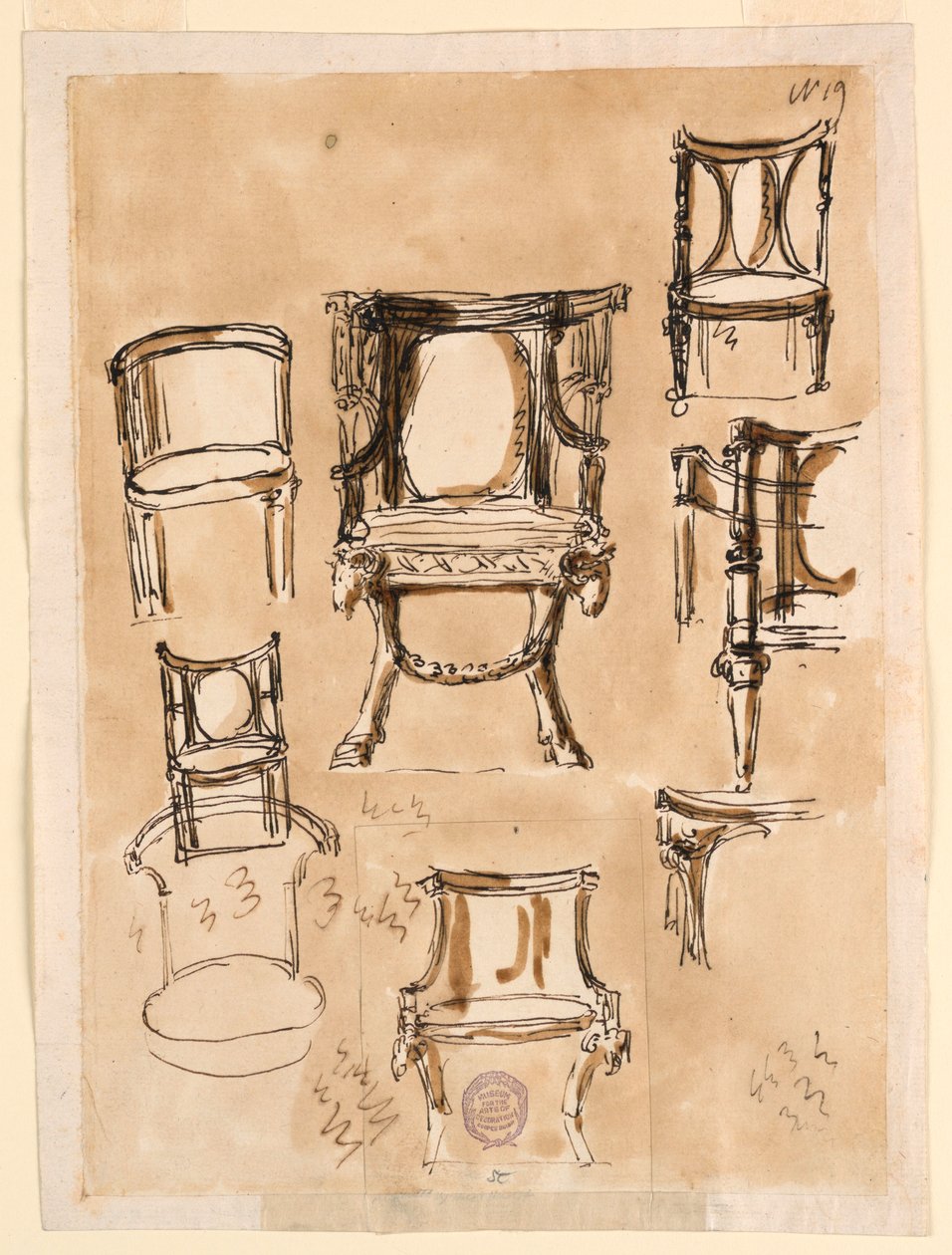 Chairs, 1780–1790 by Unknown artistUnknown artist