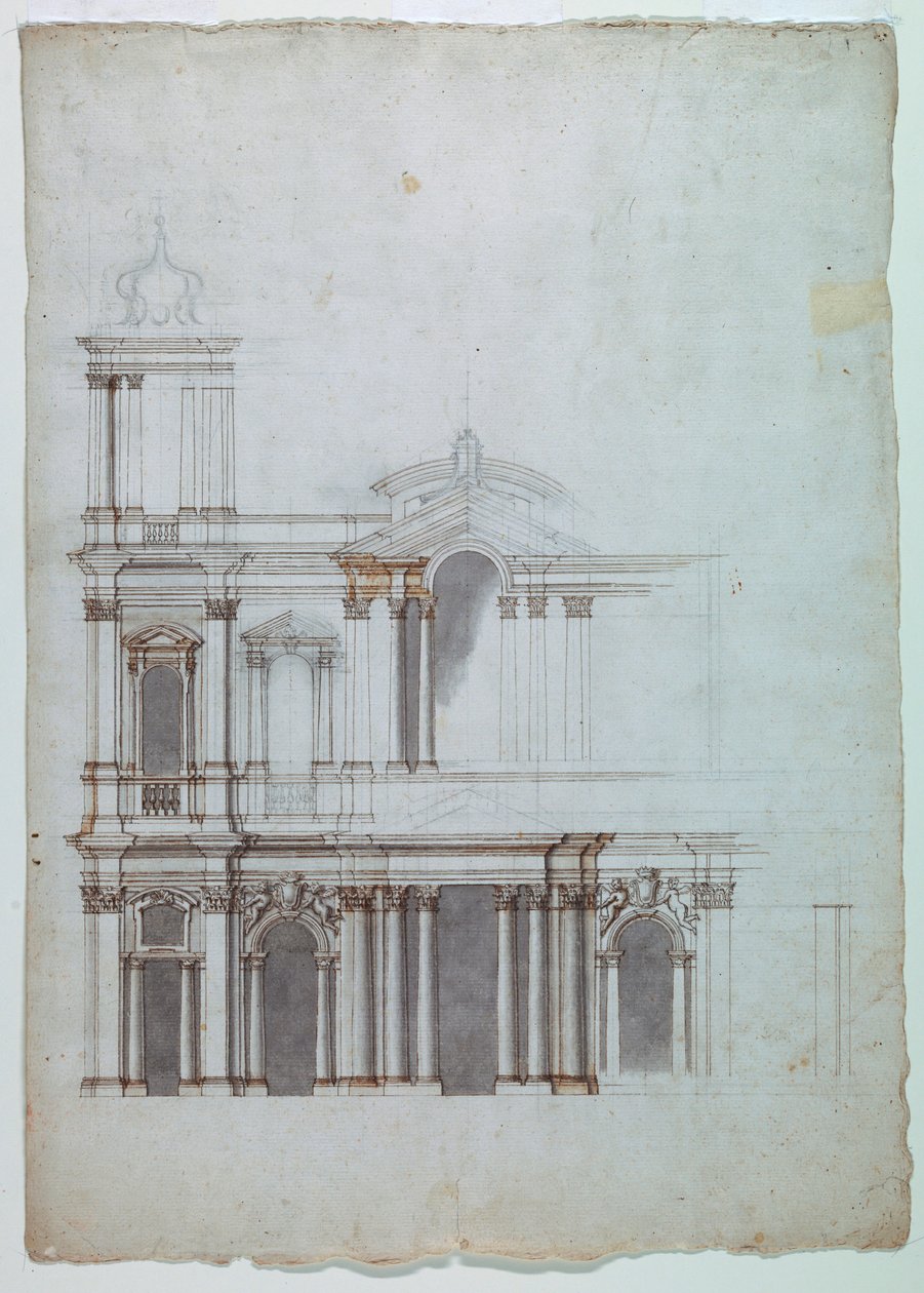 Church Facade, 18th century by Unknown artistUnknown artist
