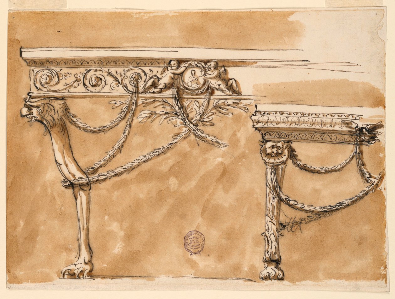 Console Tables, ca. 1790 by Unknown artistUnknown artist