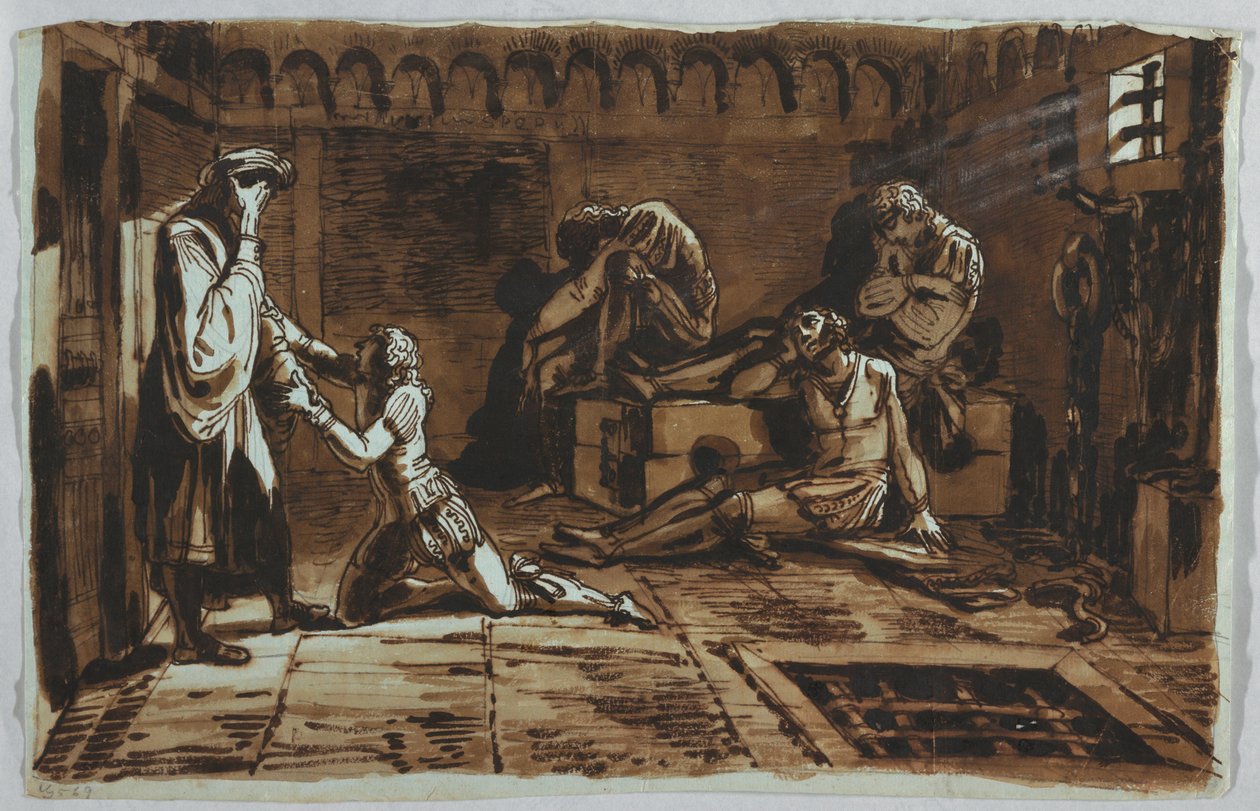 Death of Count Ugolino and his Sons by Unknown artistUnknown artist