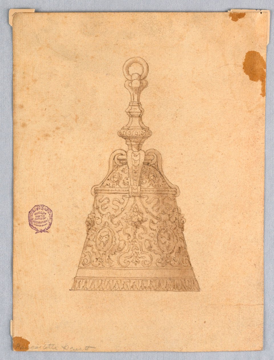 Design for a Bell, 17th–19th century by Unknown artistUnknown artist