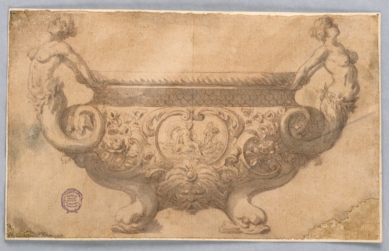Design for a Bowl, 17th–19th century by Unknown artistUnknown artist