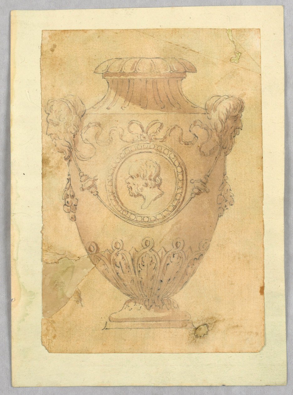Design for a Cameo Vase, 19th century by Unknown artistUnknown artist