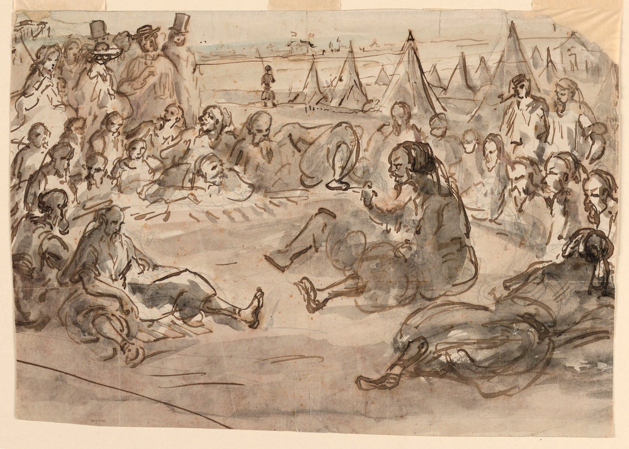 Zouaves in the Camp of St. Maur, 1859 by Unknown artistUnknown artist