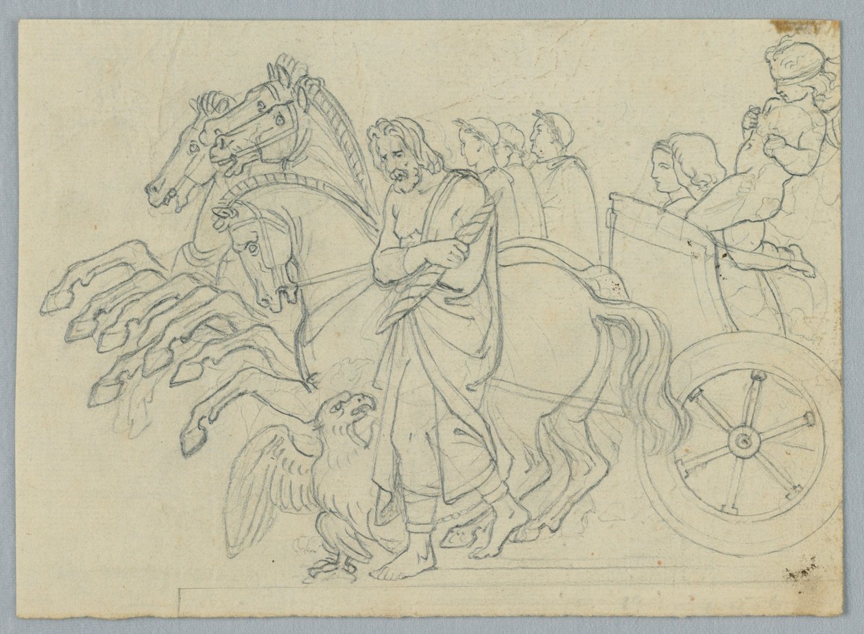 A Chariot Procession by Unknown artist