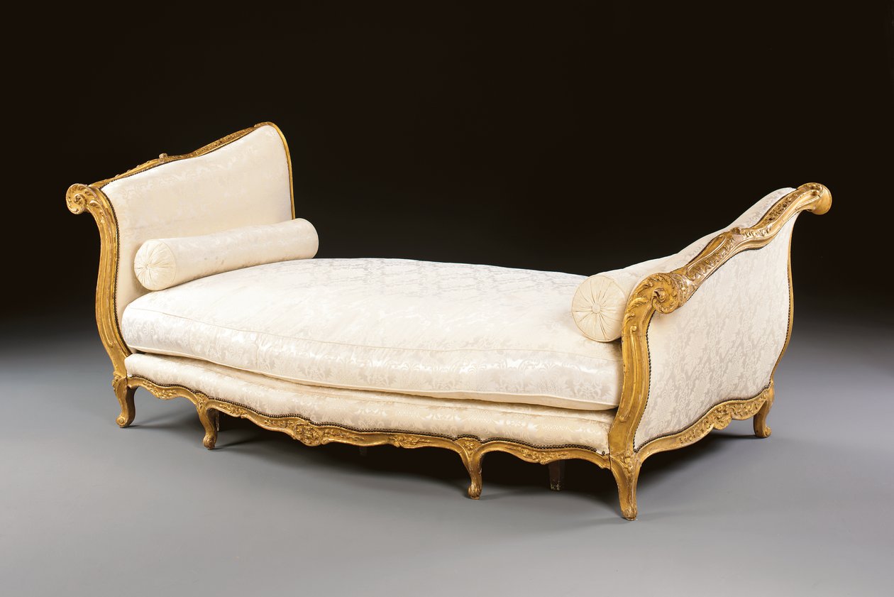 A Louis XV lit de repos, mid-18th century by Unknown artist