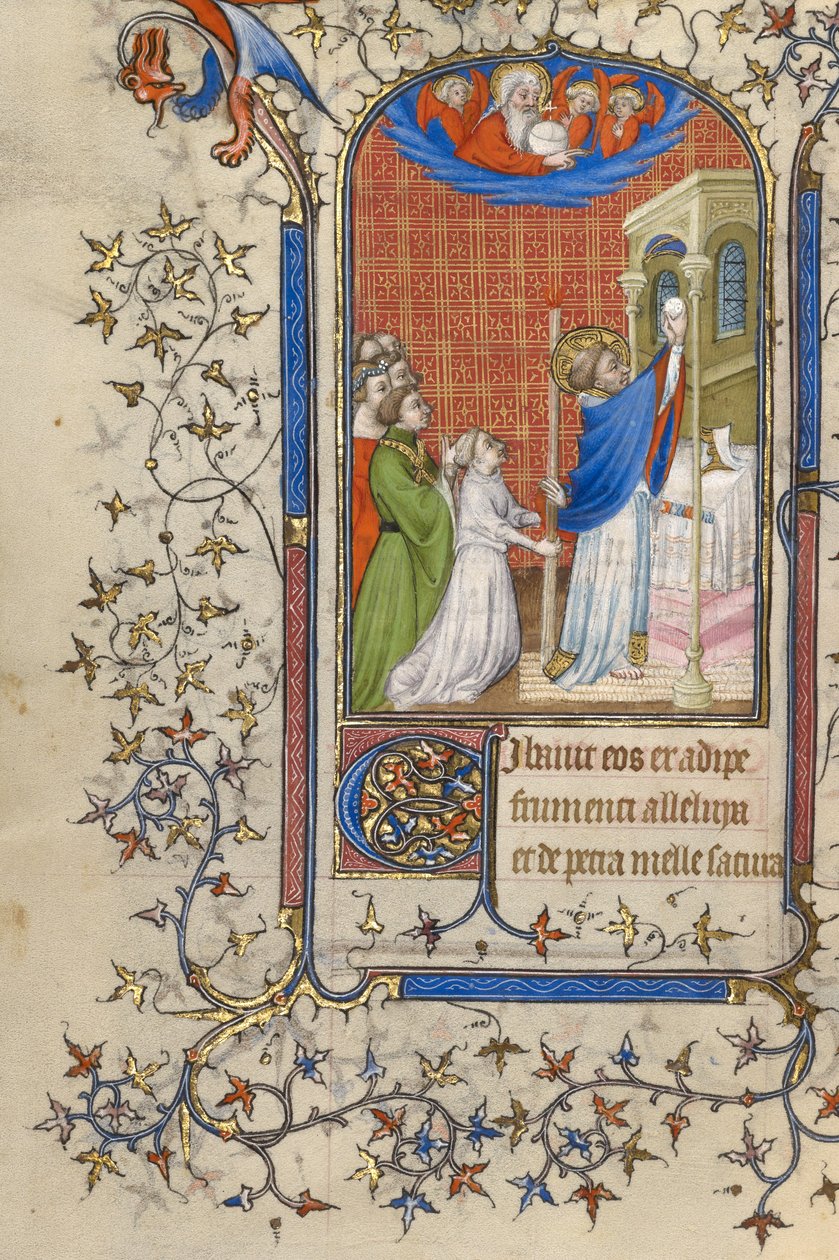 A Priest Celebrating Mass among Worshippers by Unknown artist
