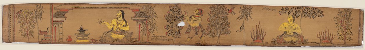 A Prince Performs Austerities (recto), from a Romance of Chandrabhanu and Lavanyavati of Upendra Bhanja (1670–1740) by Unknown artist