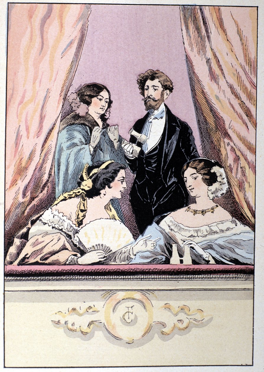 A Lodge at the Theater of the Italians by Unknown artist