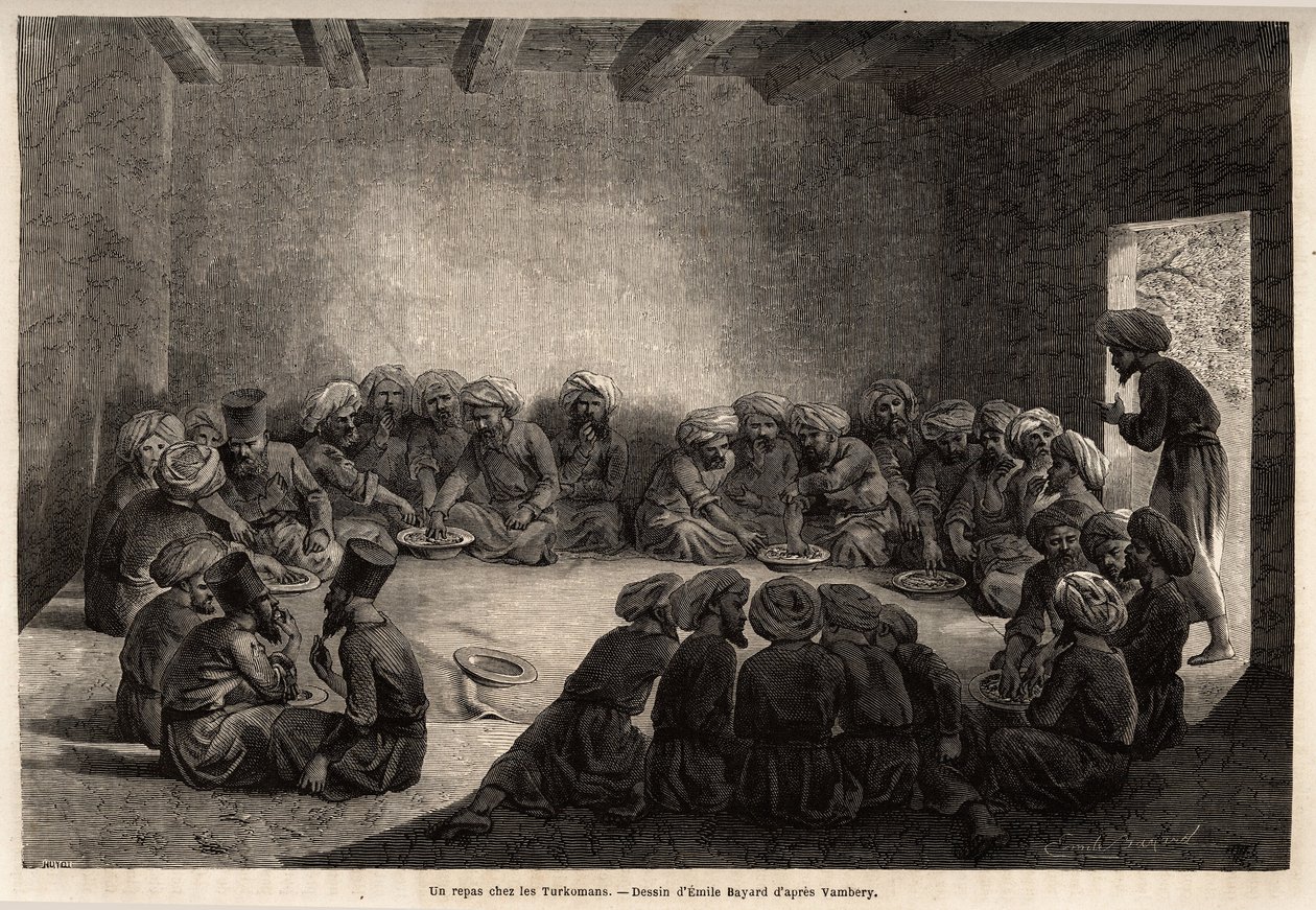 A meal at the Turkomans by Unknown artist