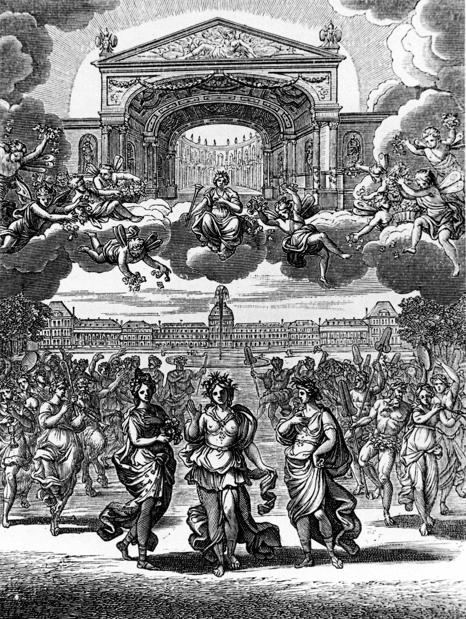 A Scene by Alceste by Jean Baptiste Lully (Giovanni Battista Lulli) (1632-1687) by Unknown artist