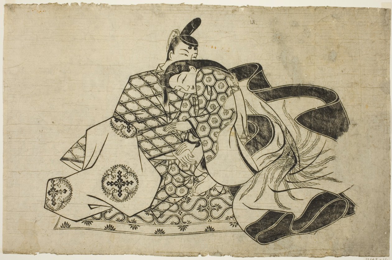 A Sheet from a Shunga Album by Unknown artist