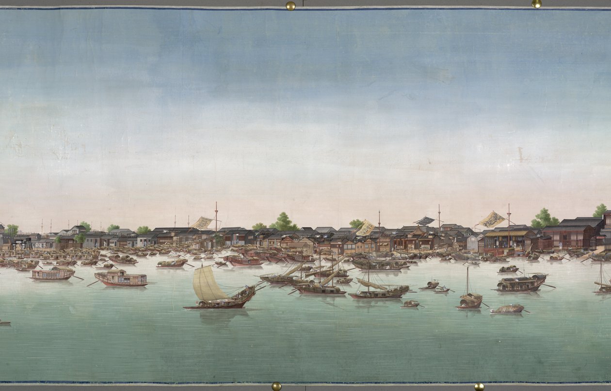 A View of Canton by Unknown artist