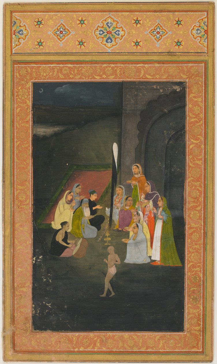 A Visit at Night to a Mullah by Unknown artist