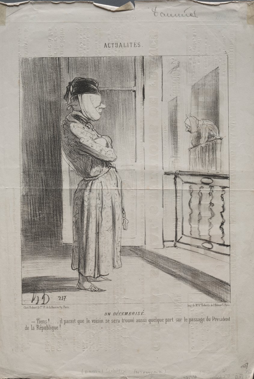 Actualities, plate 3: A "Decemberist" by Unknown artist