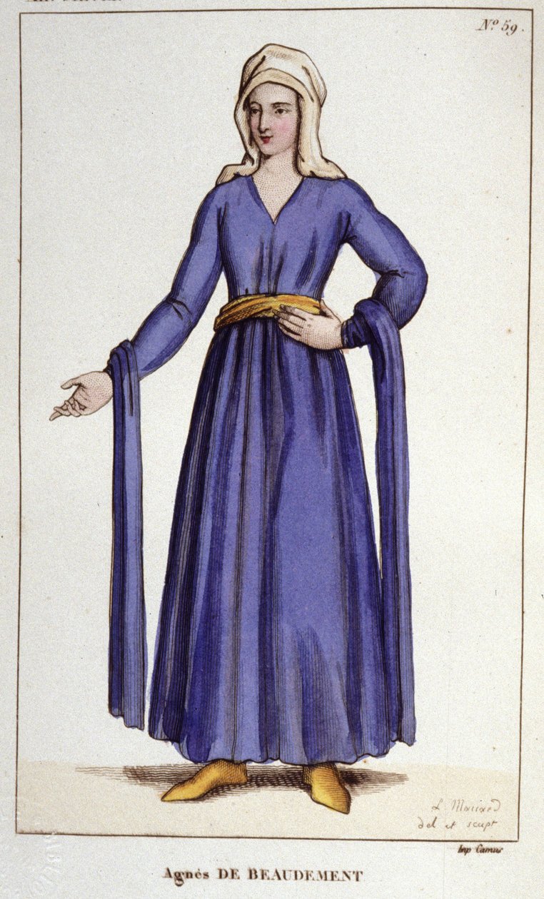 Agnès De Baudement, Dame de Braine (1130-1218). by Unknown artist