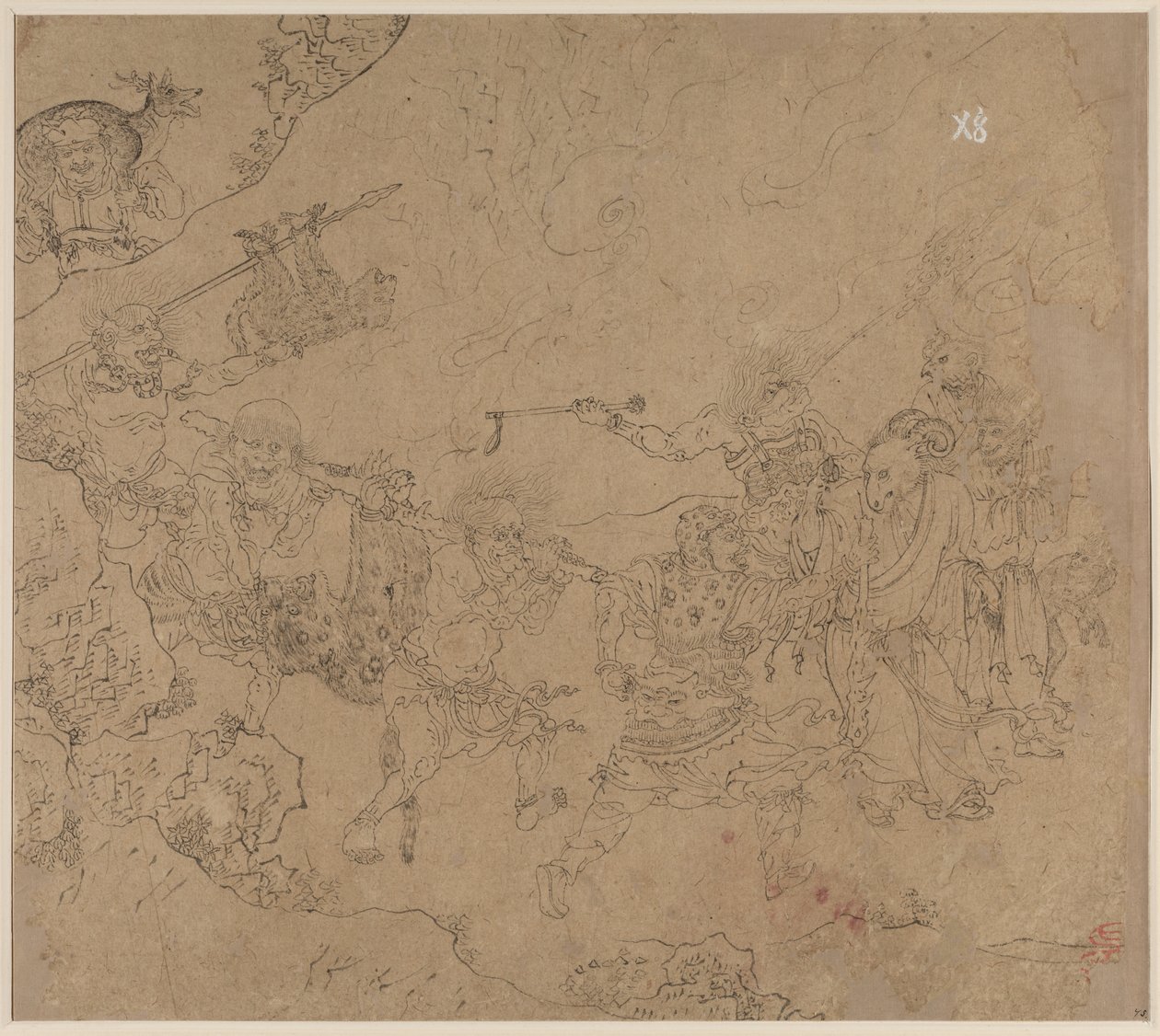 Album of Daoist and Buddhist Themes: Search the Mountain: Leaf 45 by Unknown artist