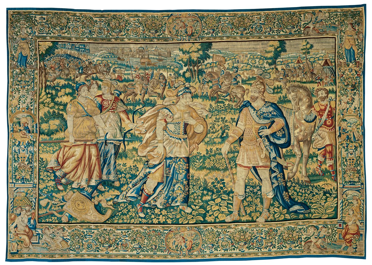 Alexander Encounters Thalestris, Queen of the Amazons, from The Story of Alexander the Great by Unknown artist