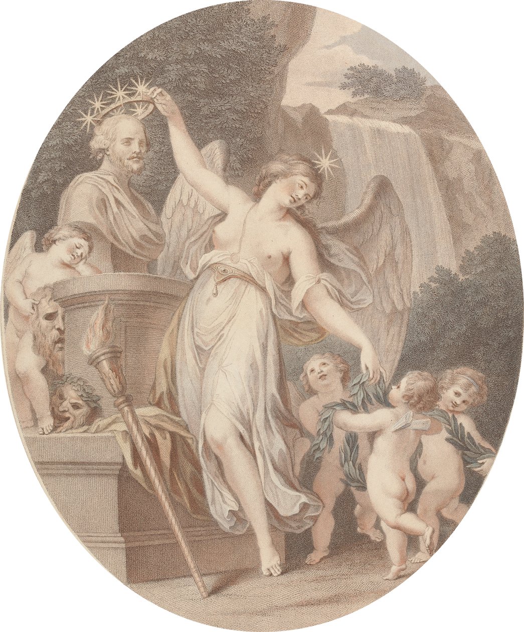 Allegorical Homage to Shakespeare by Unknown artist