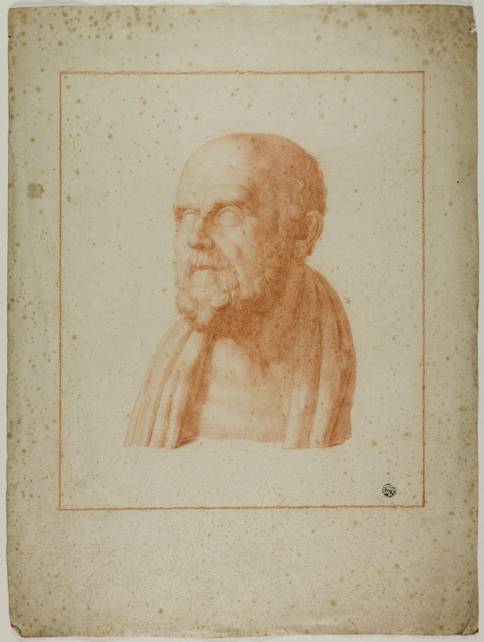 Ancient Bust of Bearded Man by Unknown artist