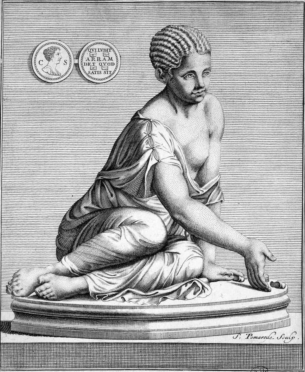 Ancient game: the osselets by Unknown artist