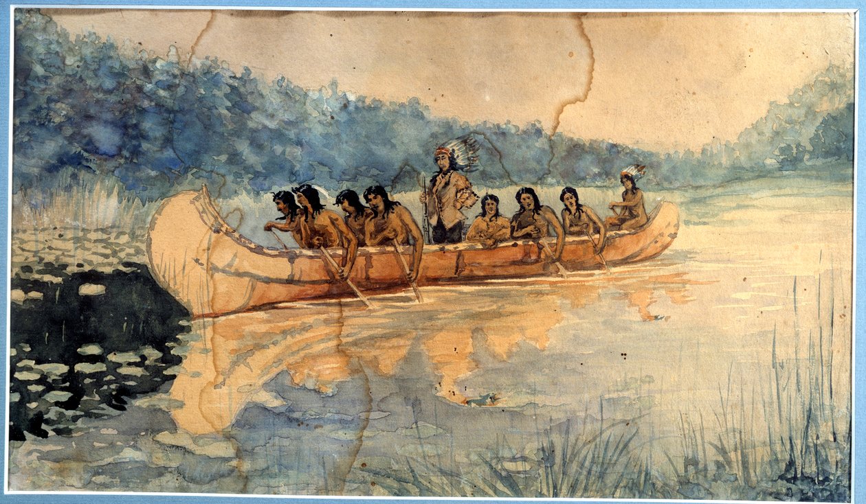 Anonymous watercolour by Unknown artist