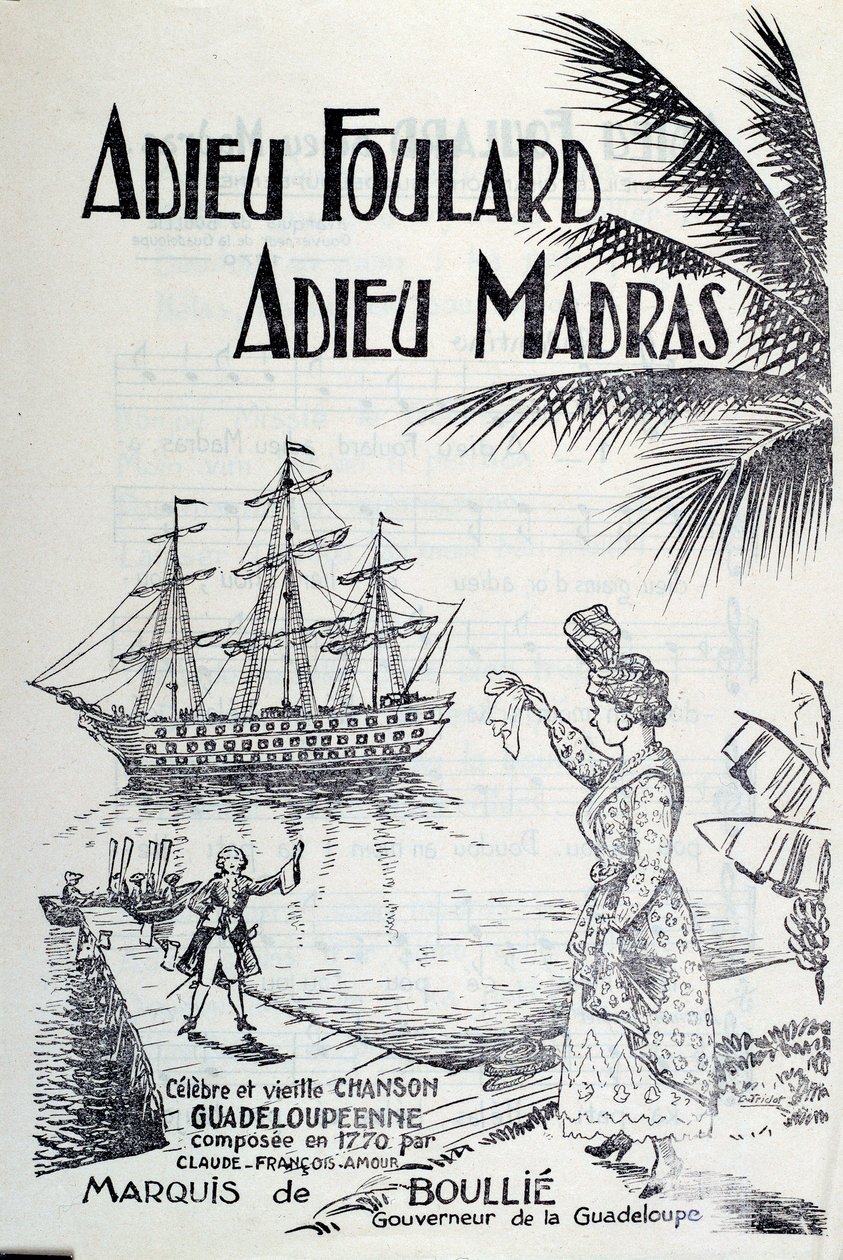 Antilles Song: Farewell Scarf, Farewell Madras by Unknown artist