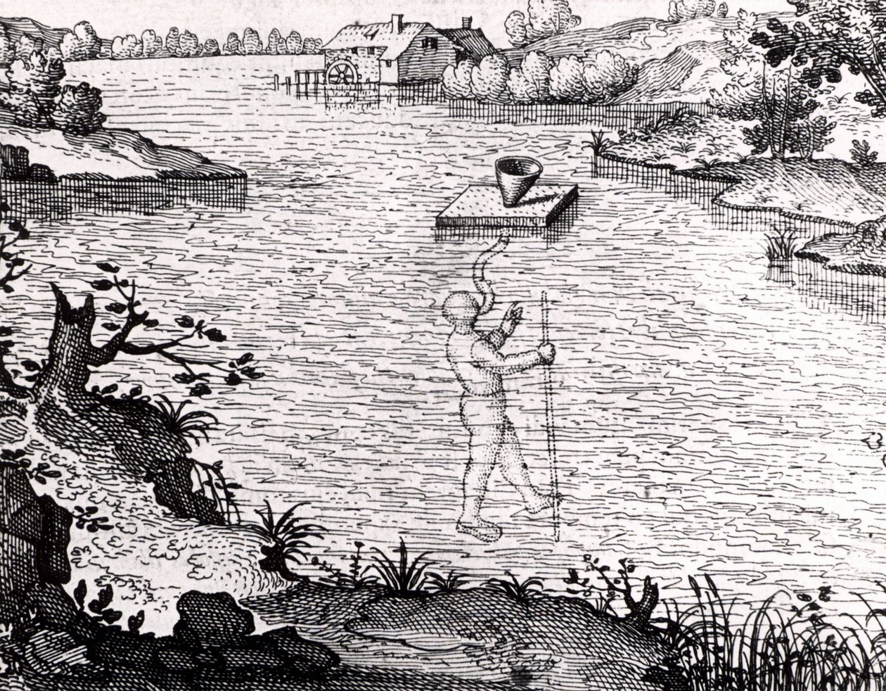 Apparatus to Enable Diver to Breathe Under Water by Unknown artist