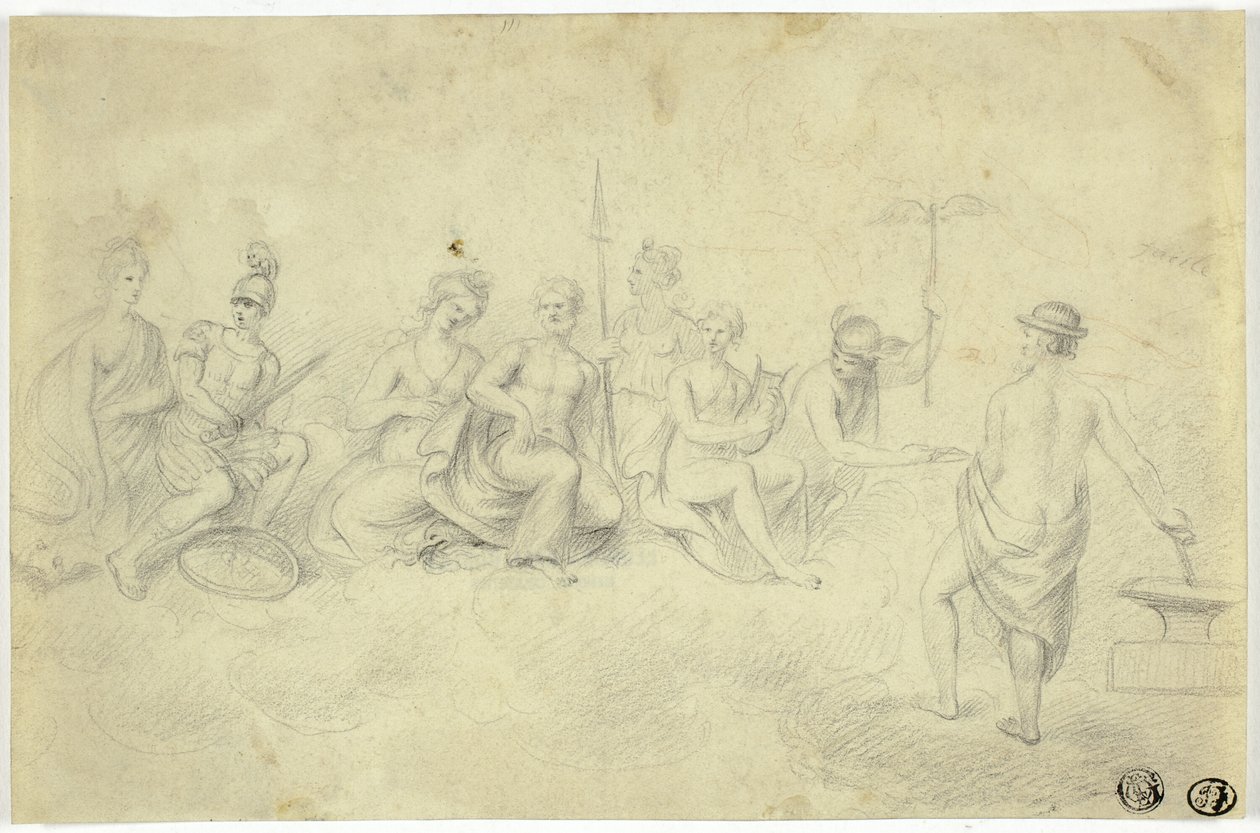 Assembly of Gods and Goddesses on Mount Olympus by Unknown artist