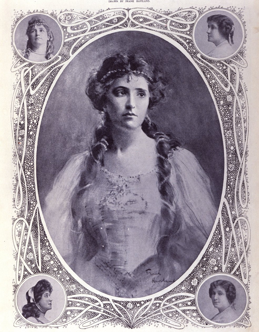 Portrait of Australian Singer Nellie Melba (Late 19th Century) by Unknown artist