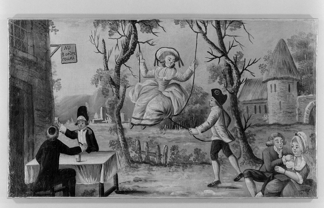 "To the three united orders". Wine merchant sign. Paris by Unknown artist