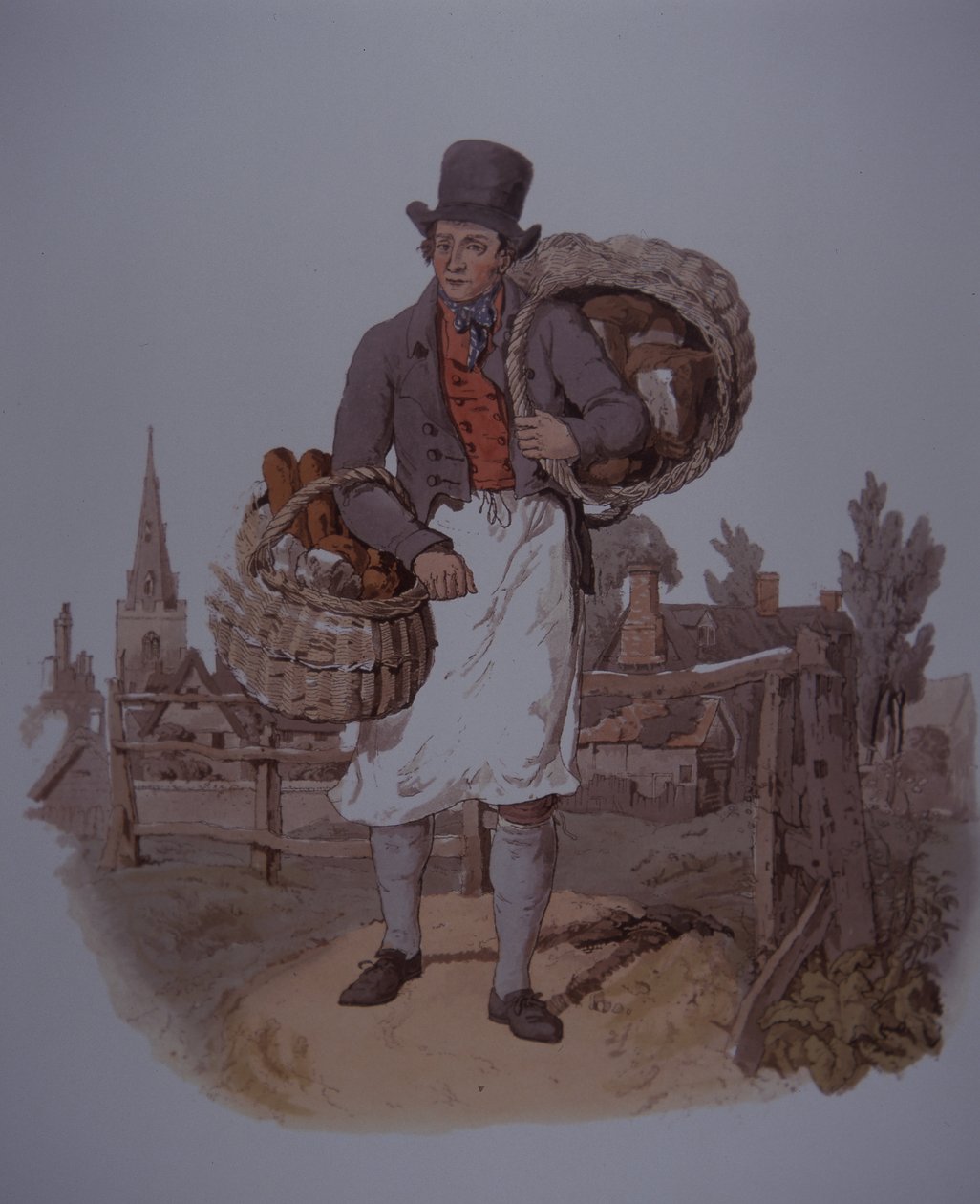 Baker Delivering Bread, Early 19th Century by Unknown artist