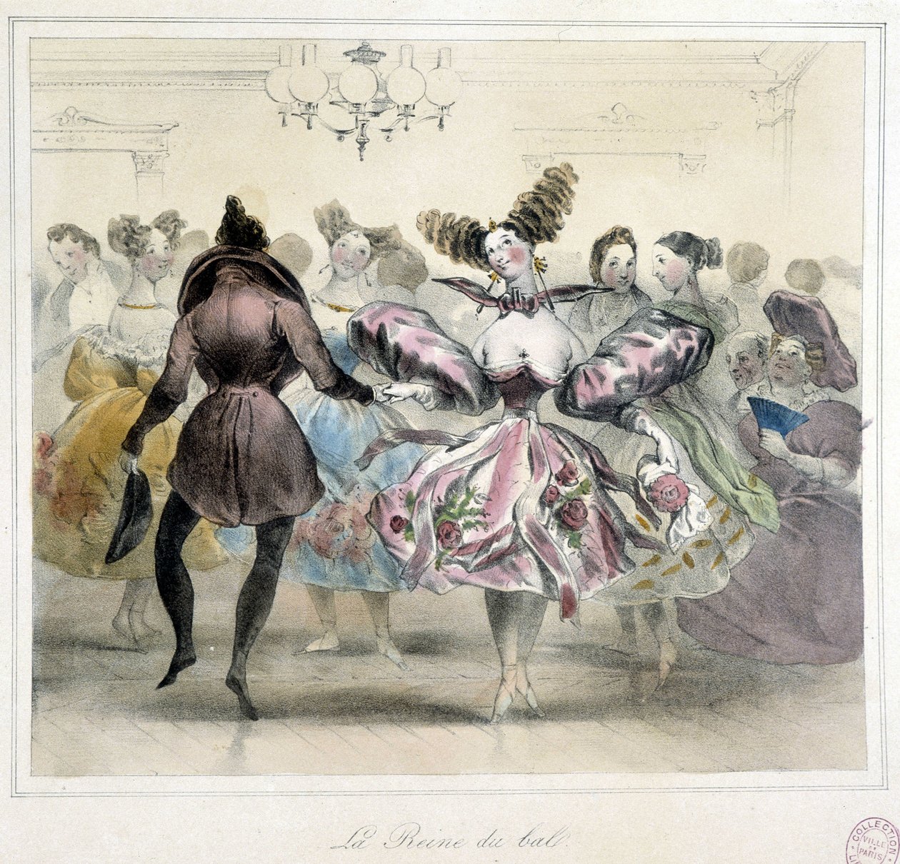 Ball: the queen of the ball - 19th century by Unknown artist