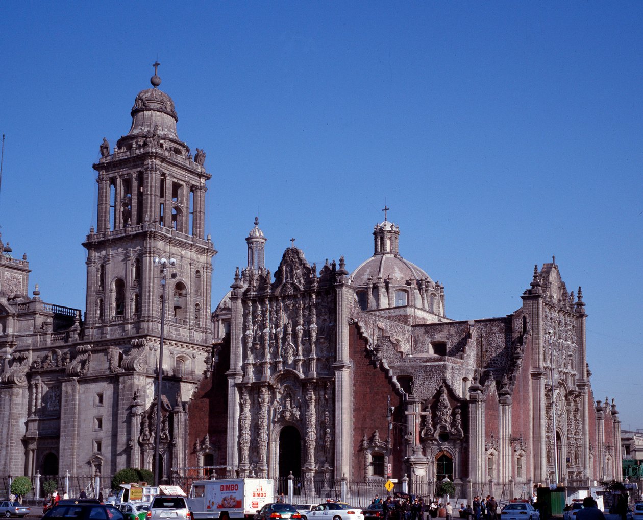 View of the Metropolitan Cathedral of Mexico City by Unknown artist