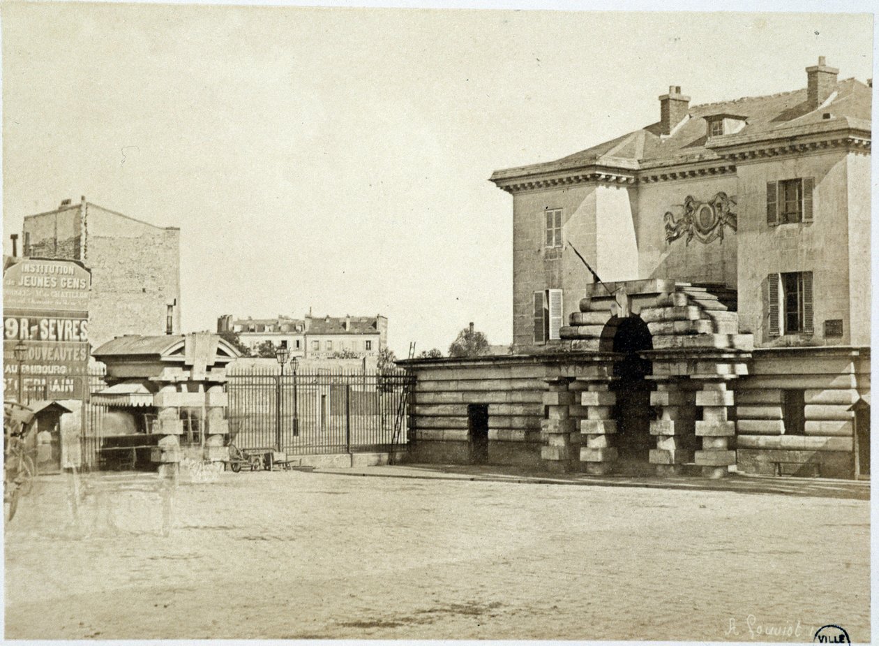 Barrière du Maine - in Les Barriers de Paris by Gouviot by Unknown artist