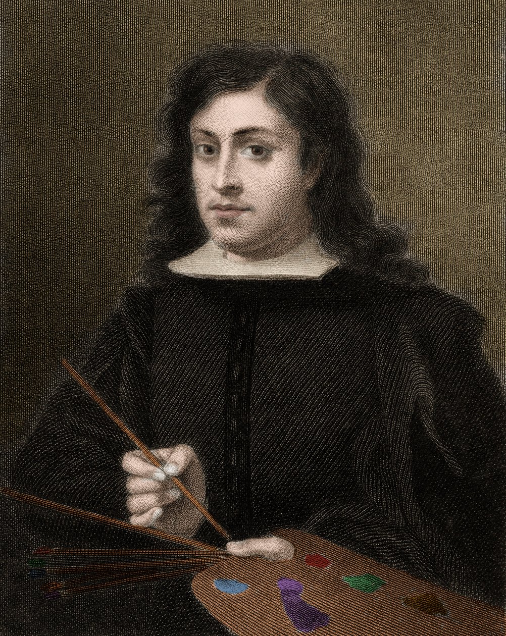 Bartolome Esteban Murillo c1618-1682 - engraving - 19th century by Unknown artist