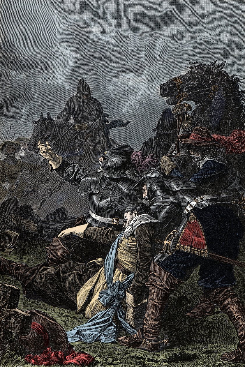 Battle of Lutzen by Unknown artist