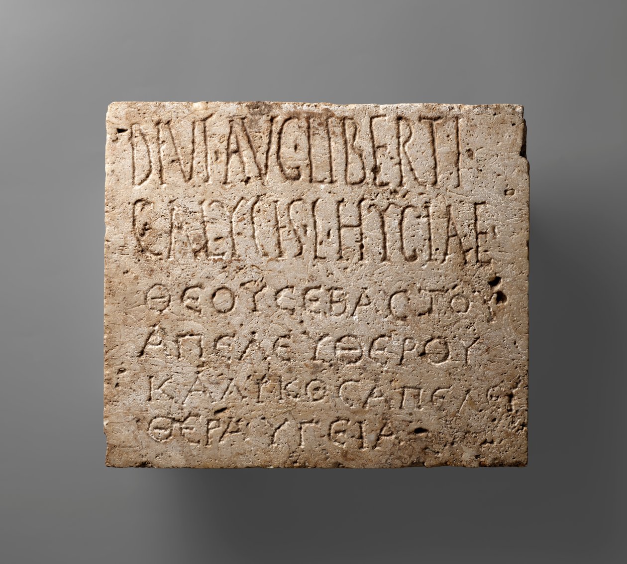 Bilingual Funerary Inscription by Unknown artist