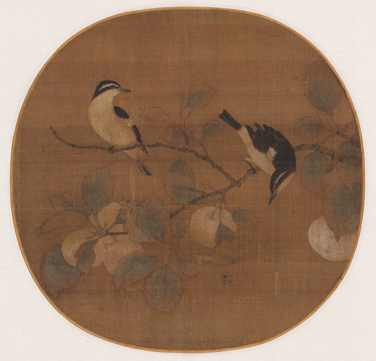 Birds on a Peach Branch by Unknown artist